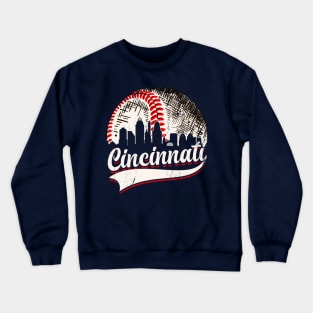 Vintage Cincinnati baseball Crewneck Sweatshirt